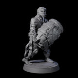 Soggy Undead Pirate Skeleton E Miniature for Dungeons and Dragons, Pathfinder or other TTRPGs