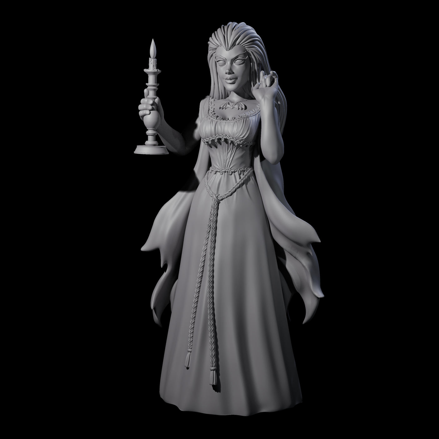 Something is not quite right Maiden Miniature for Dungeons and Dragons, Pathfinder or other TTRPGs