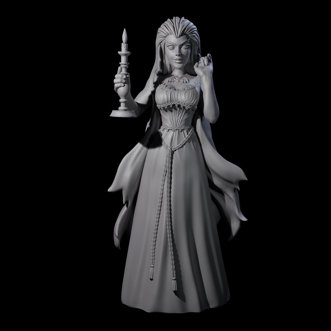 Something is not quite right Maiden Miniature for Dungeons and Dragons, Pathfinder or other TTRPGs