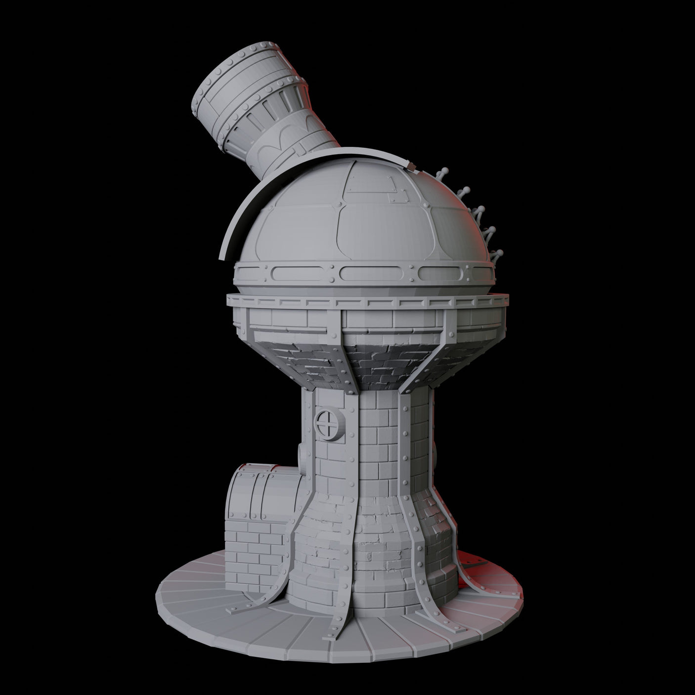 Space Observatory Dice Tower Miniature for Dungeons and Dragons, Pathfinder or other TTRPGs