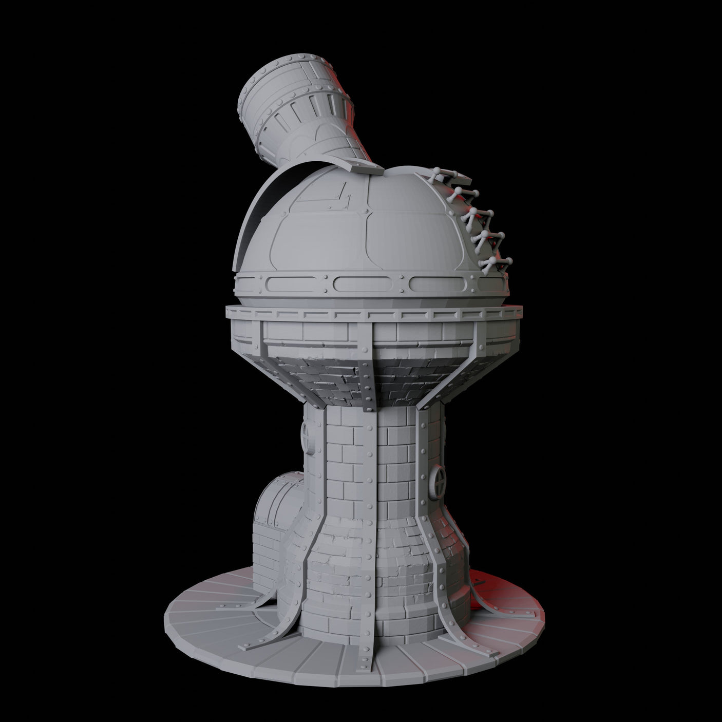 Space Observatory Dice Tower Miniature for Dungeons and Dragons, Pathfinder or other TTRPGs