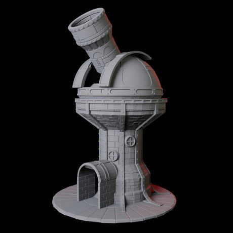 Space Observatory Dice Tower Miniature for Dungeons and Dragons, Pathfinder or other TTRPGs