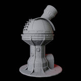 Space Observatory Dice Tower Miniature for Dungeons and Dragons, Pathfinder or other TTRPGs