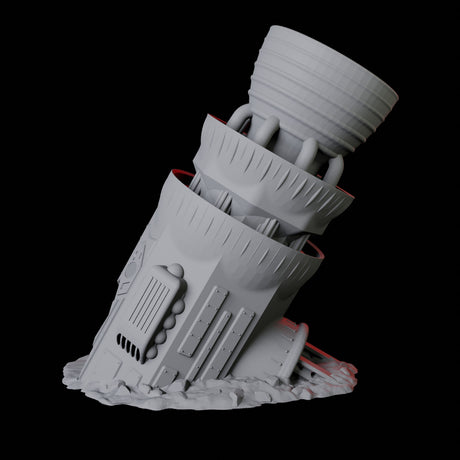 Space Ship Dice Tower Miniature for Dungeons and Dragons, Pathfinder or other TTRPGs