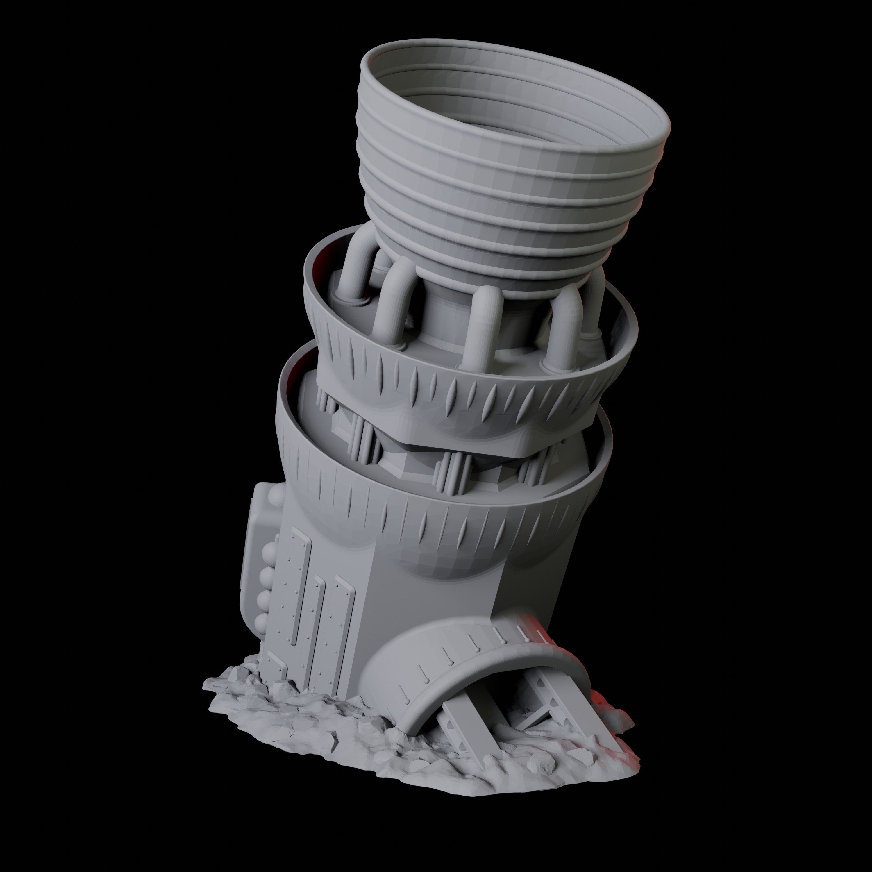 Space Ship Dice Tower Miniature for Dungeons and Dragons