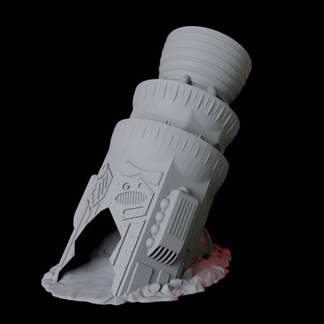 Space Ship Dice Tower Miniature for Dungeons and Dragons, Pathfinder or other TTRPGs