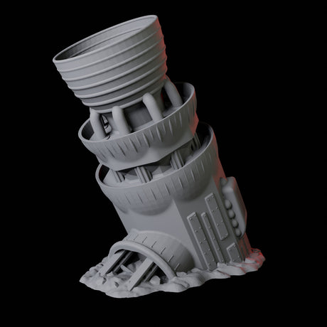 Space Ship Dice Tower Miniature for Dungeons and Dragons, Pathfinder or other TTRPGs