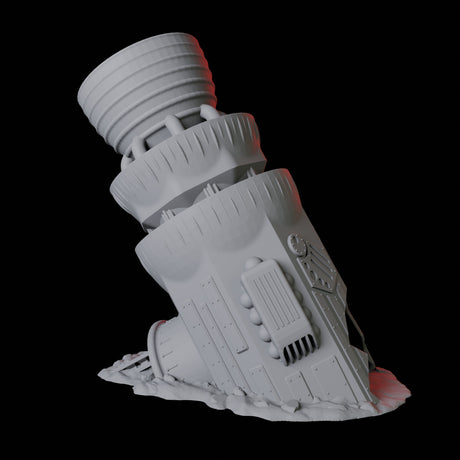 Space Ship Dice Tower Miniature for Dungeons and Dragons, Pathfinder or other TTRPGs