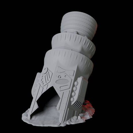 Space Ship Dice Tower Miniature for Dungeons and Dragons, Pathfinder or other TTRPGs