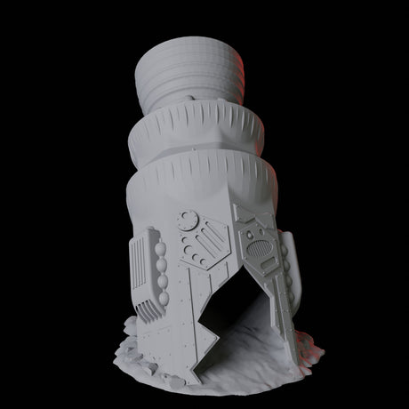 Space Ship Dice Tower Miniature for Dungeons and Dragons, Pathfinder or other TTRPGs