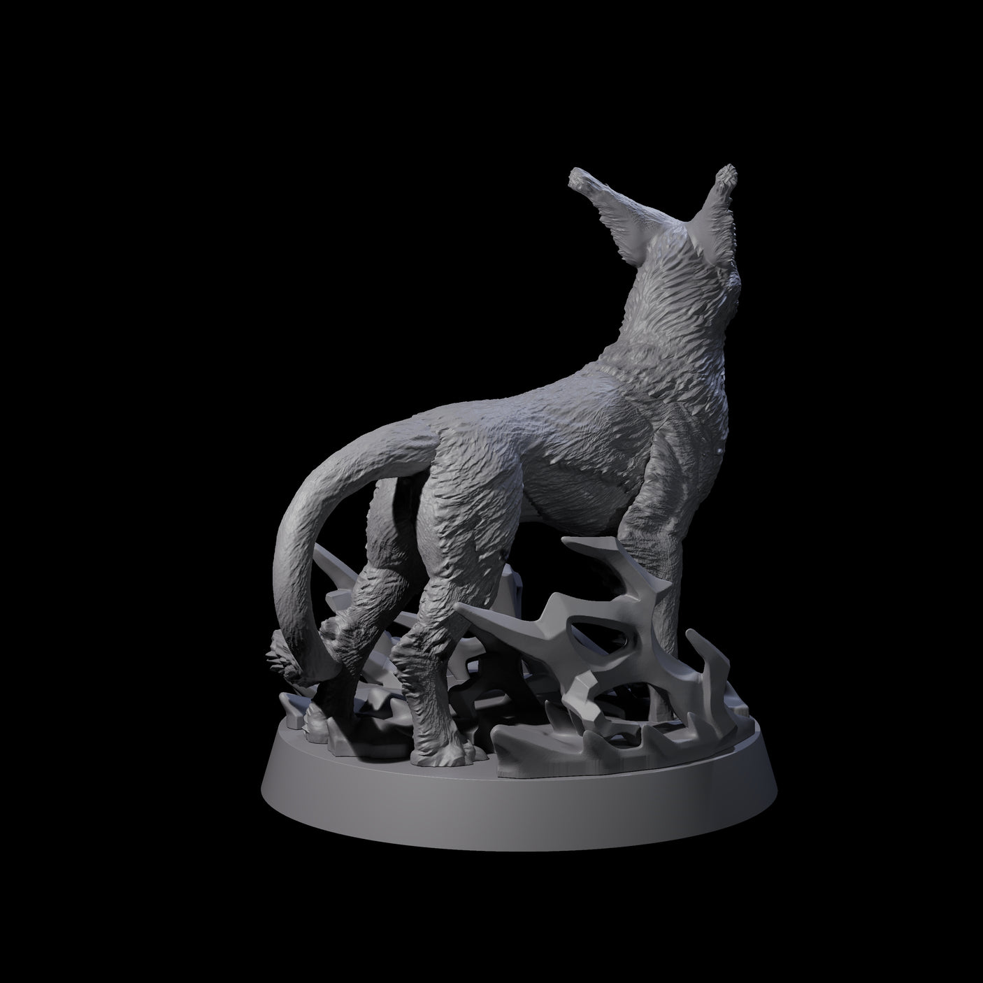 Sparking Blink Dog A Miniature for Dungeons and Dragons, Pathfinder or other TTRPGs
