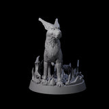 Sparking Blink Dog A Miniature for Dungeons and Dragons, Pathfinder or other TTRPGs