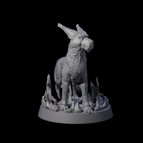 Sparking Blink Dog A Miniature for Dungeons and Dragons, Pathfinder or other TTRPGs