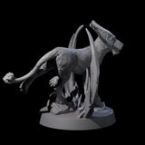 Sparking Blink Dog B Miniature for Dungeons and Dragons, Pathfinder or other TTRPGs