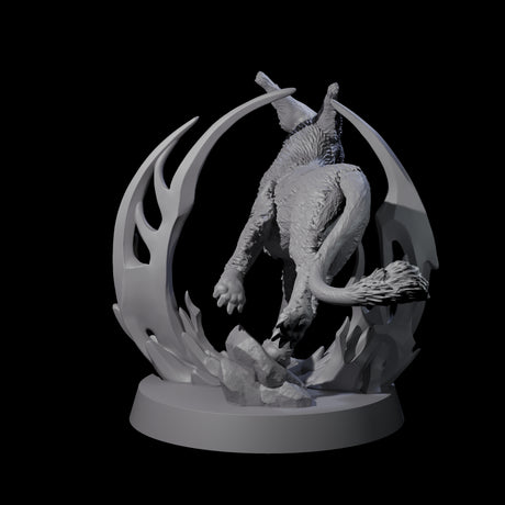 Sparking Blink Dog B Miniature for Dungeons and Dragons, Pathfinder or other TTRPGs