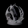Sparking Blink Dog B Miniature for Dungeons and Dragons, Pathfinder or other TTRPGs