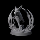 Sparking Blink Dog B Miniature for Dungeons and Dragons, Pathfinder or other TTRPGs