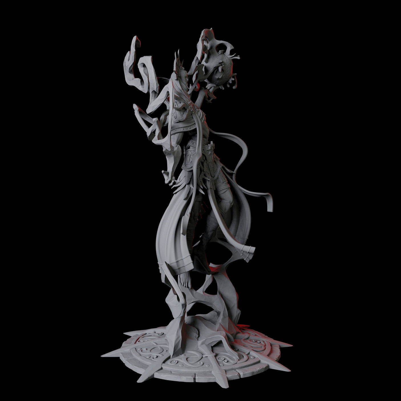 Sparking Celestial Mage A Miniature for Dungeons and Dragons, Pathfinder or other TTRPGs