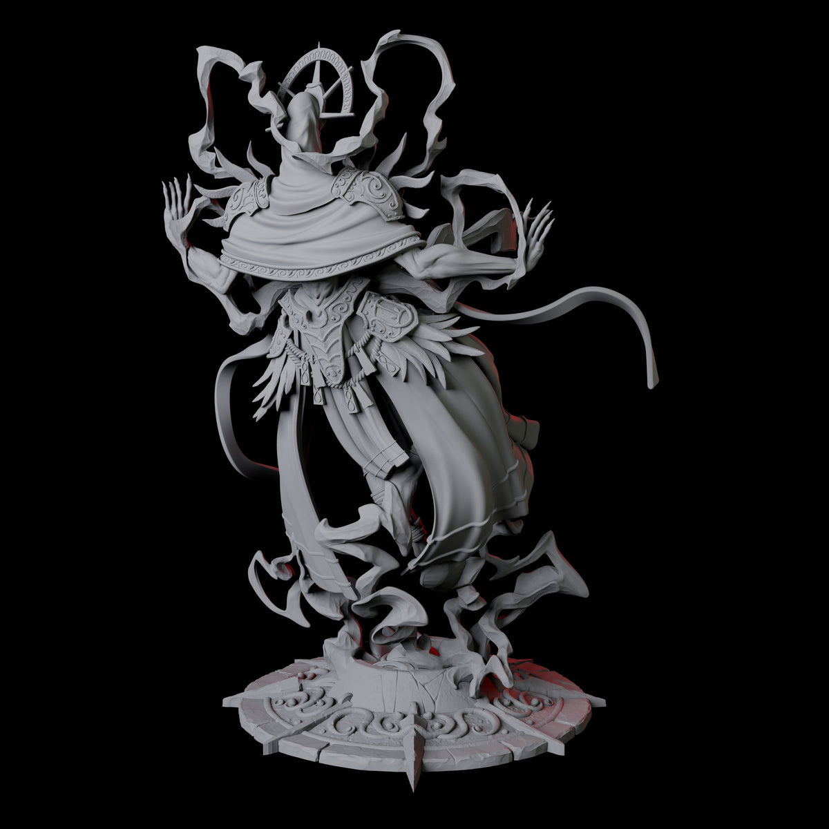 Sparking Celestial Mage B Miniature for Dungeons and Dragons, Pathfinder or other TTRPGs