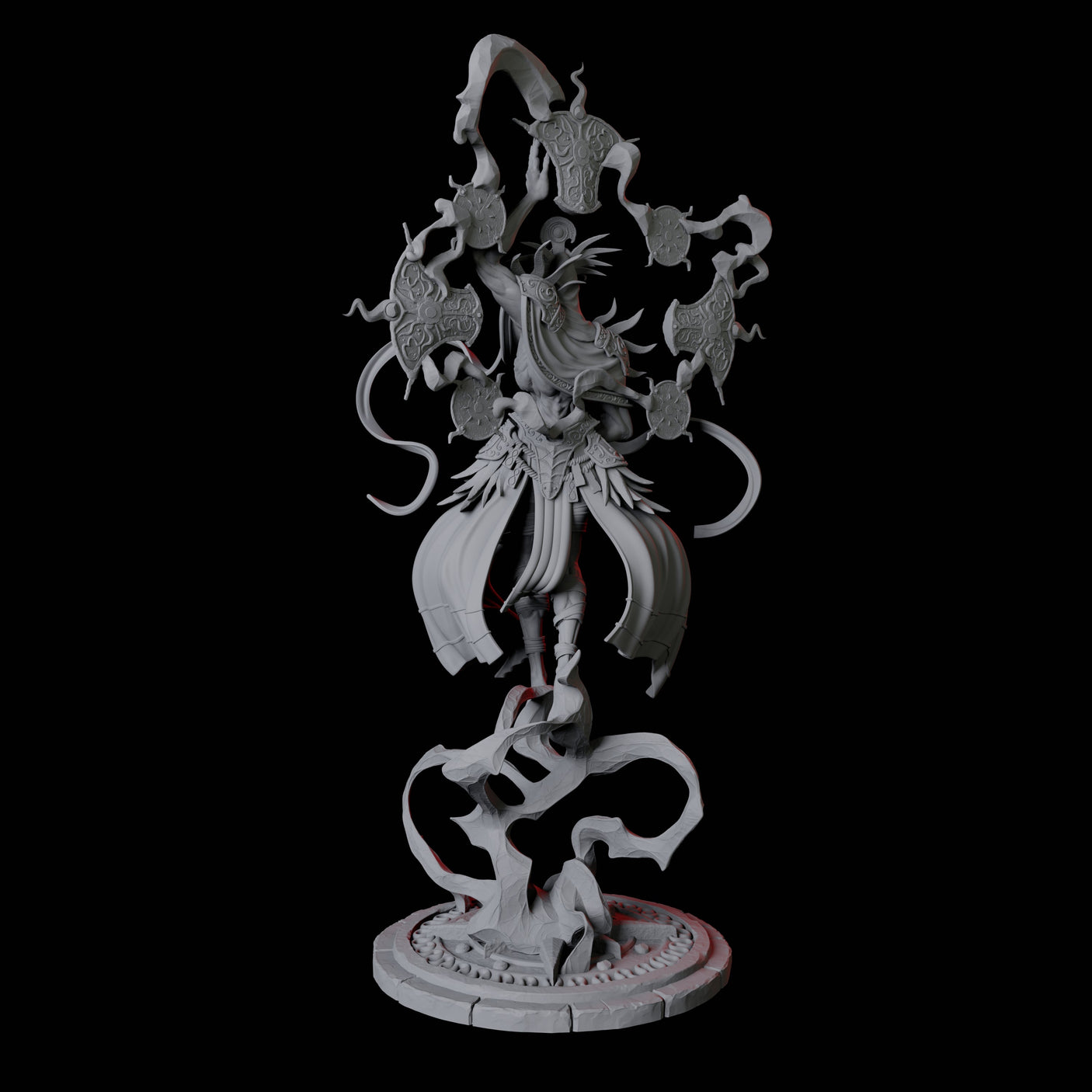 Sparking Celestial Mage C Miniature for Dungeons and Dragons, Pathfinder or other TTRPGs