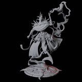 Sparking Celestial Mage D Miniature for Dungeons and Dragons, Pathfinder or other TTRPGs