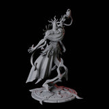 Sparking Celestial Mage D Miniature for Dungeons and Dragons, Pathfinder or other TTRPGs