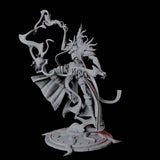 Sparking Celestial Mage D Miniature for Dungeons and Dragons, Pathfinder or other TTRPGs