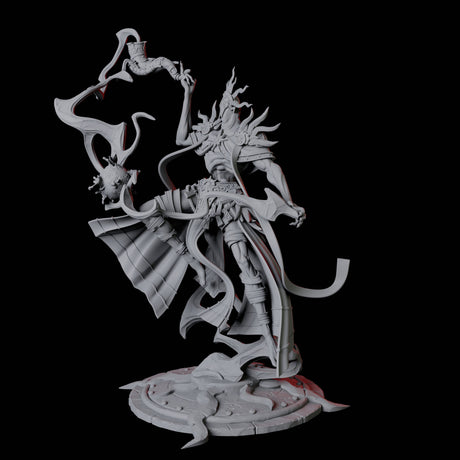 Sparking Celestial Mage D Miniature for Dungeons and Dragons, Pathfinder or other TTRPGs