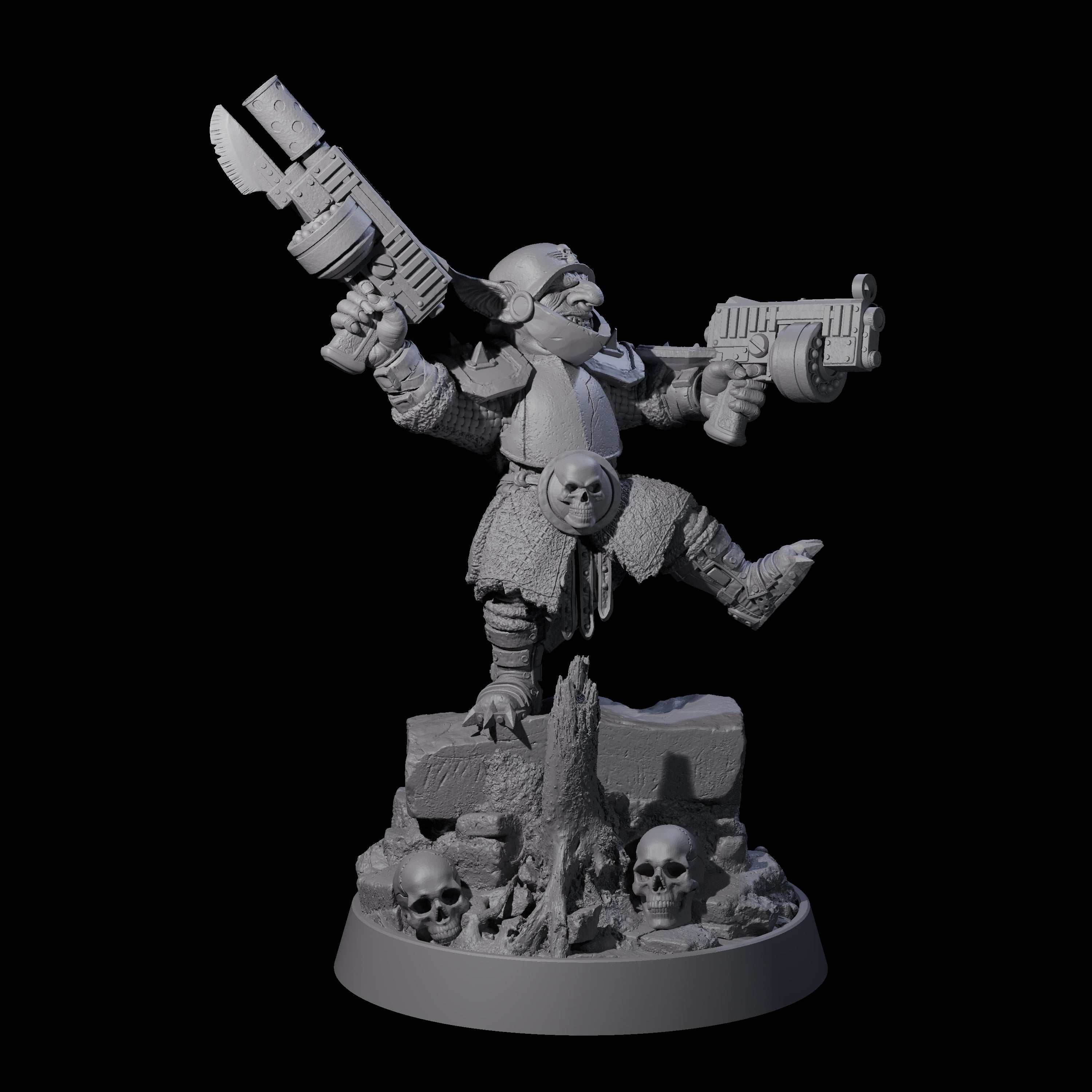 Sparking Goblin Grenadier A Miniature for Dungeons and Dragons, Pathfinder or other TTRPGs