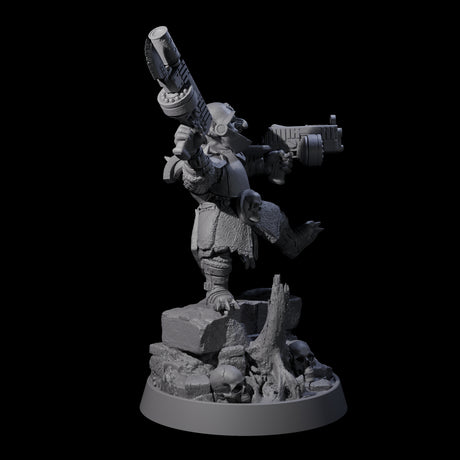 Sparking Goblin Grenadier A Miniature for Dungeons and Dragons, Pathfinder or other TTRPGs