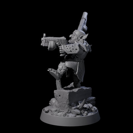 Sparking Goblin Grenadier A Miniature for Dungeons and Dragons, Pathfinder or other TTRPGs