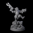 Sparking Goblin Grenadier A Miniature for Dungeons and Dragons, Pathfinder or other TTRPGs