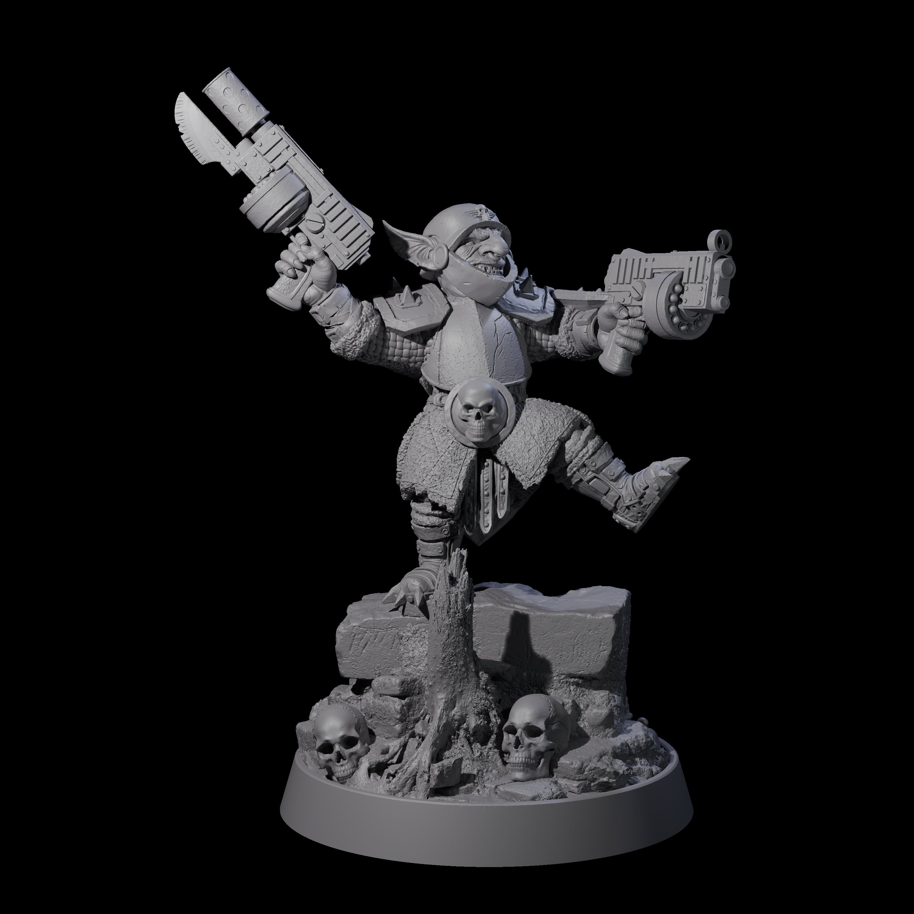 Sparking Goblin Grenadier A Miniature for Dungeons and Dragons, Pathfinder or other TTRPGs