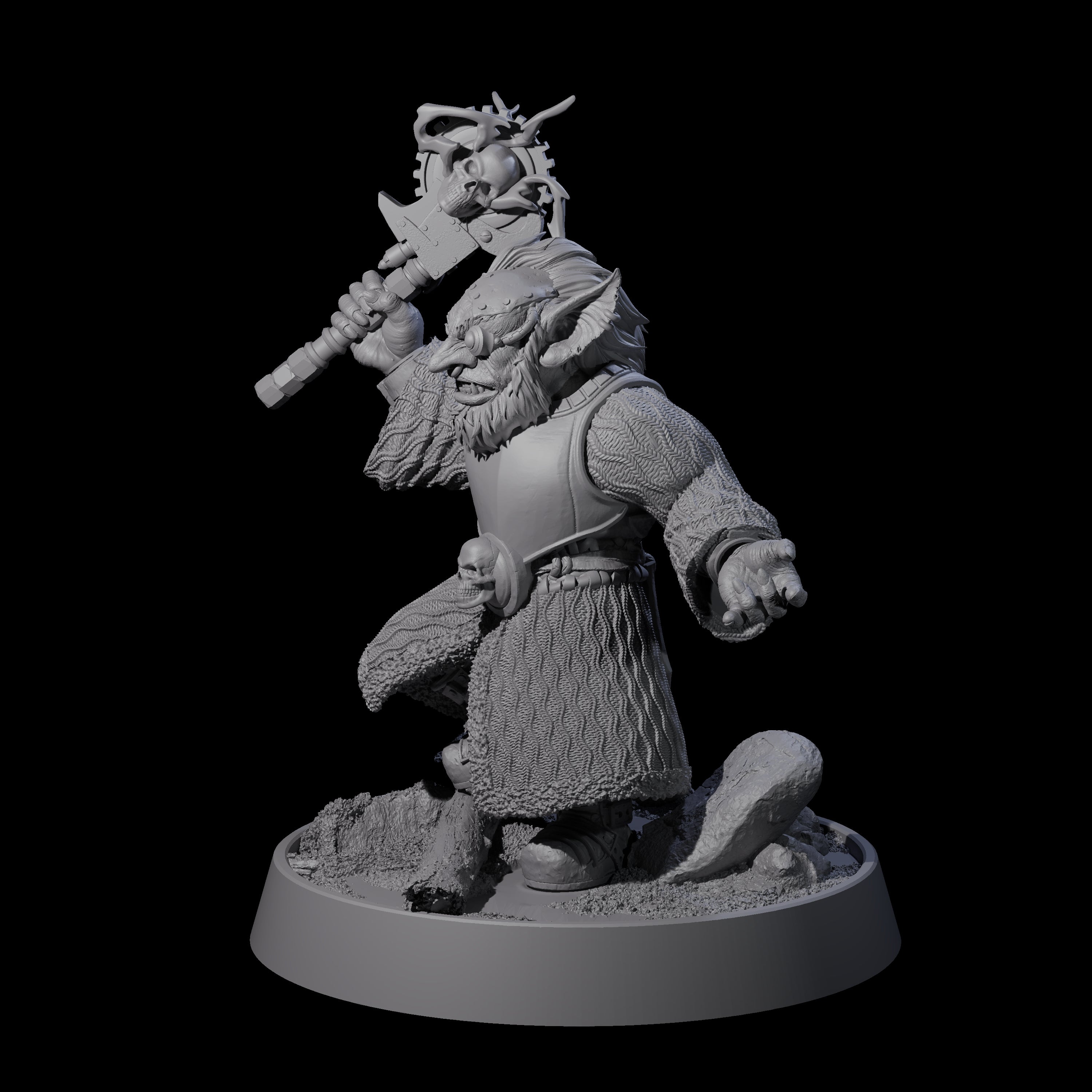 Sparking Goblin Grenadier B Miniature for Dungeons and Dragons, Pathfinder or other TTRPGs