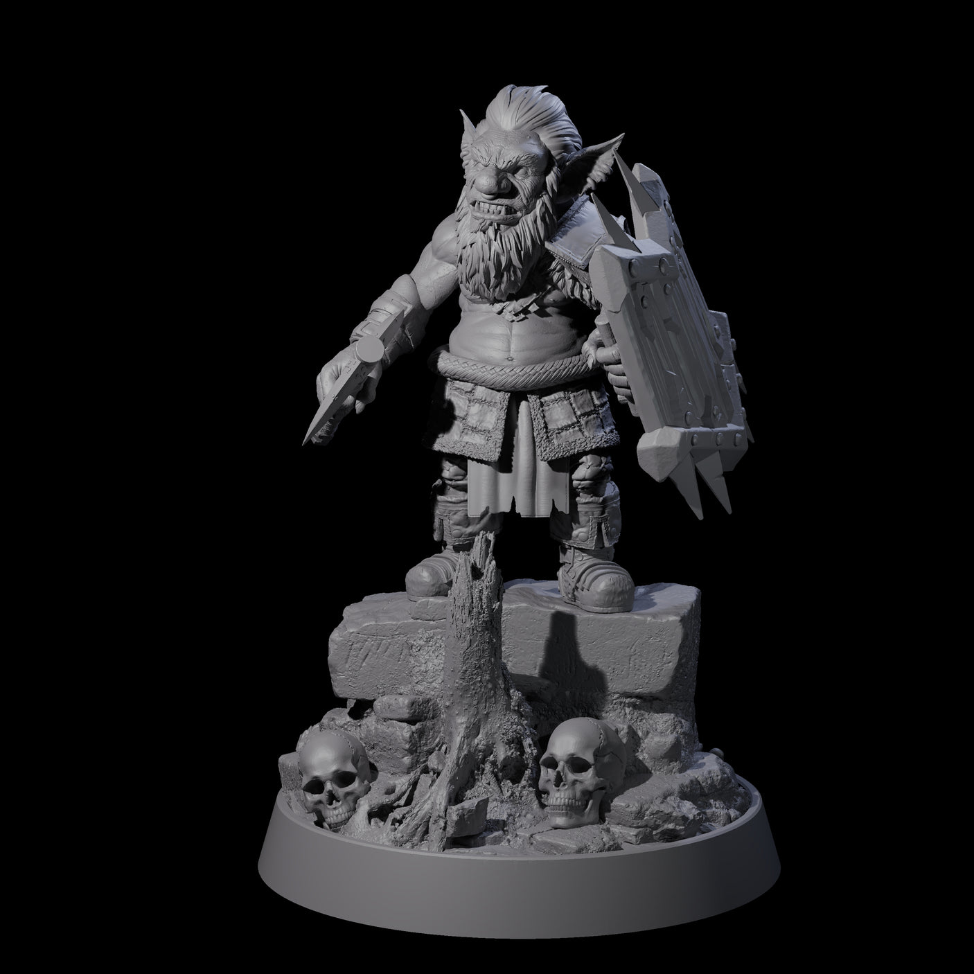 Sparking Goblin Grenadier C Miniature for Dungeons and Dragons, Pathfinder or other TTRPGs