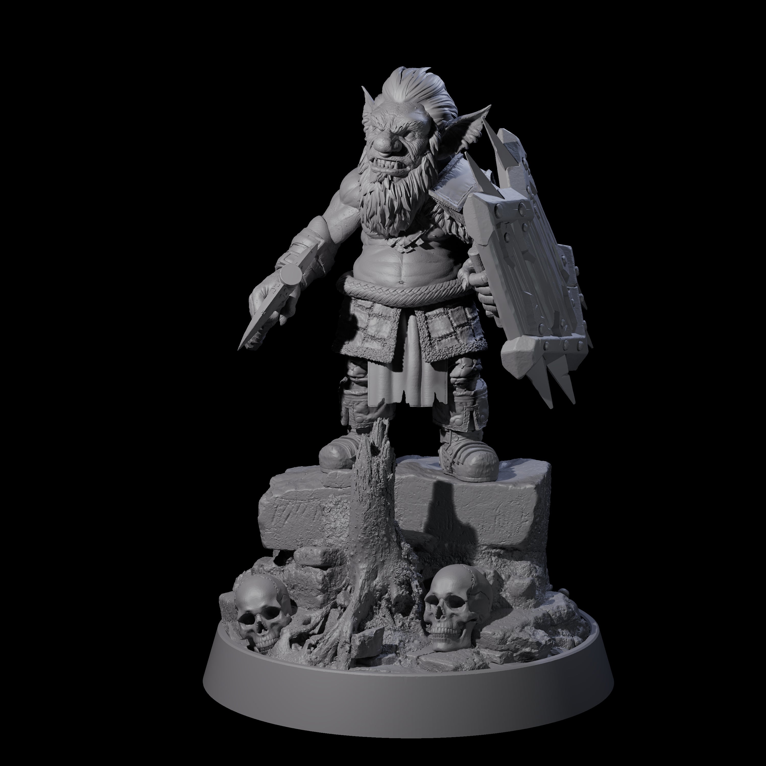 Sparking Goblin Grenadier C Miniature for Dungeons and Dragons, Pathfinder or other TTRPGs