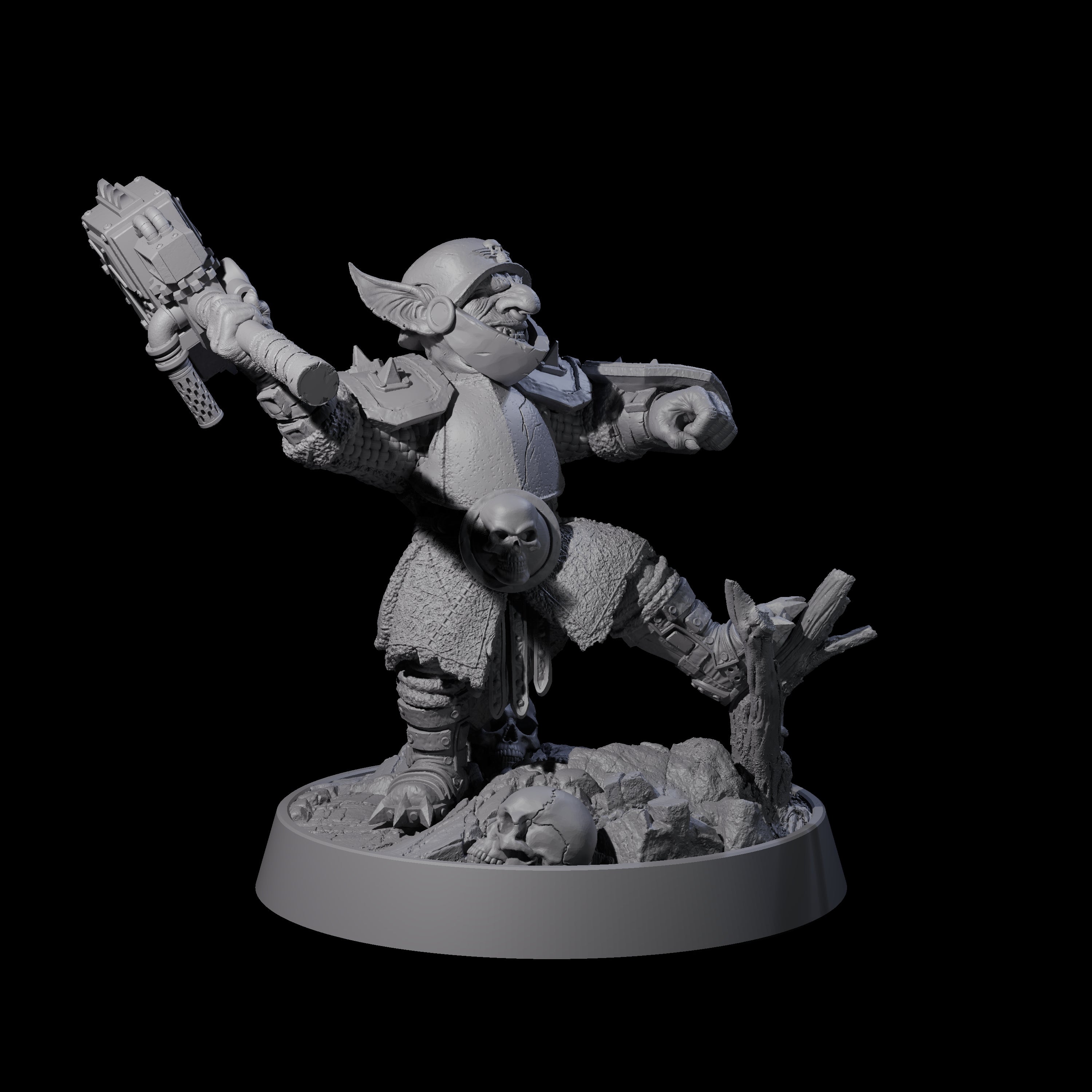 Sparking Goblin Grenadier F Miniature for Dungeons and Dragons, Pathfinder or other TTRPGs