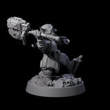 Sparking Goblin Grenadier F Miniature for Dungeons and Dragons, Pathfinder or other TTRPGs