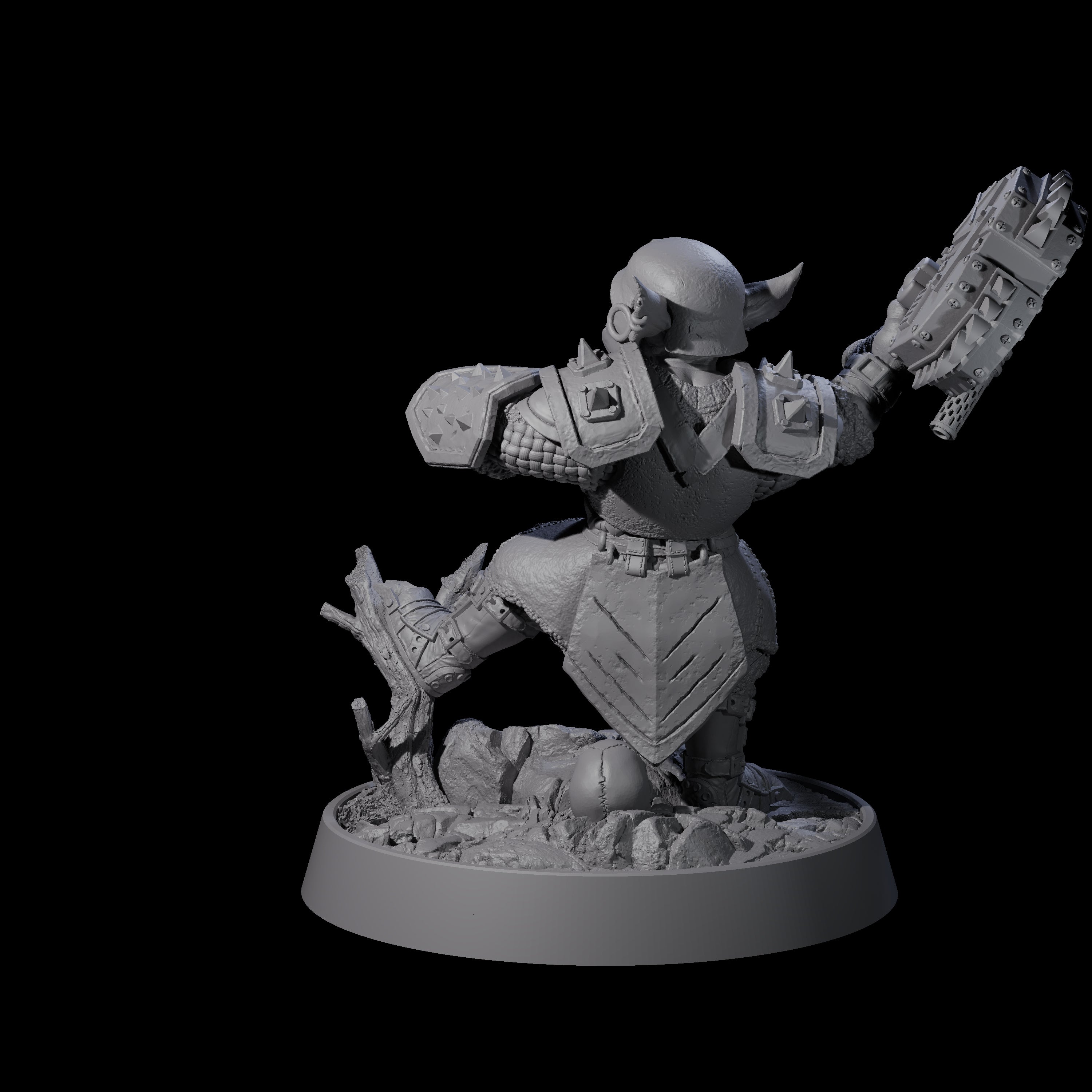 Sparking Goblin Grenadier F Miniature for Dungeons and Dragons, Pathfinder or other TTRPGs