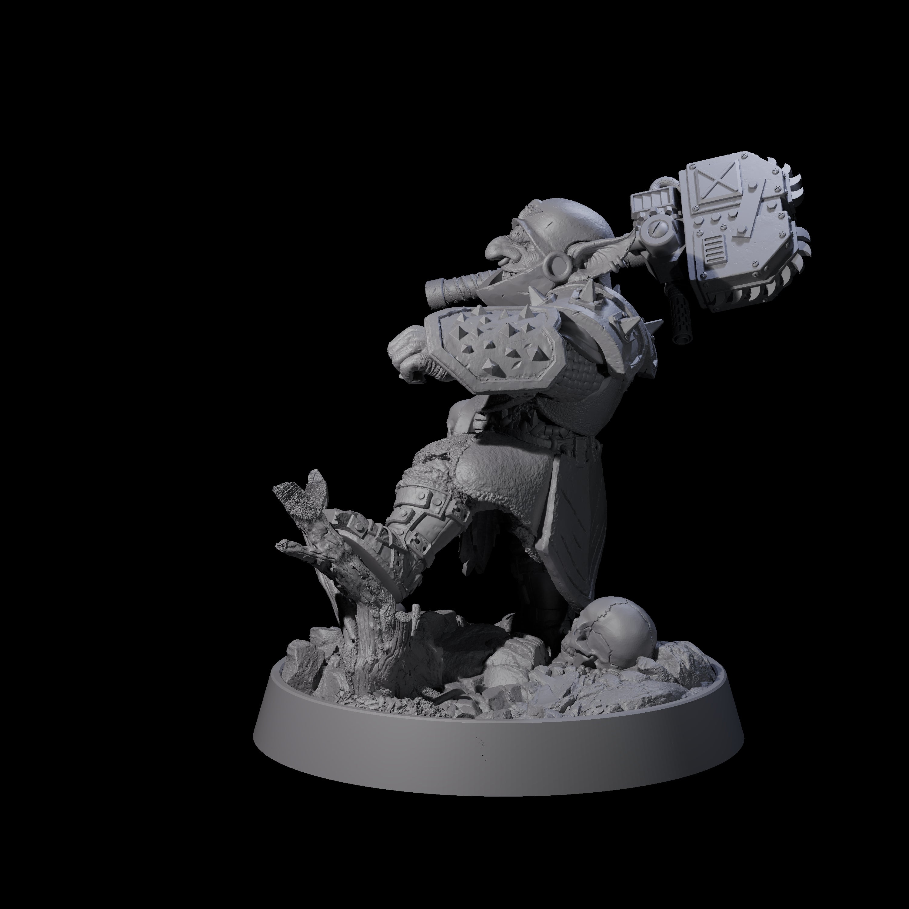 Sparking Goblin Grenadier F Miniature for Dungeons and Dragons, Pathfinder or other TTRPGs