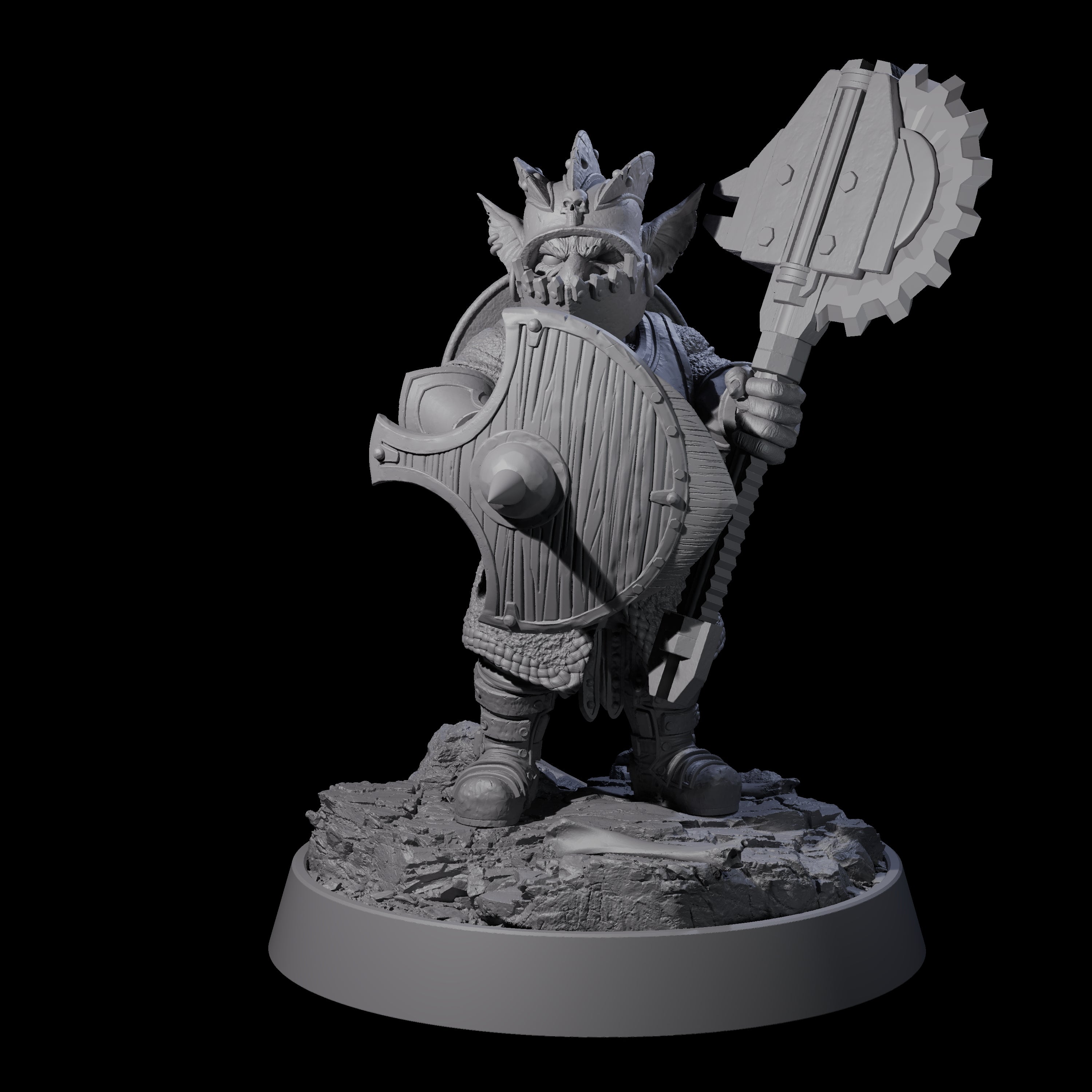 Sparking Goblin Grenadier G Miniature for Dungeons and Dragons, Pathfinder or other TTRPGs