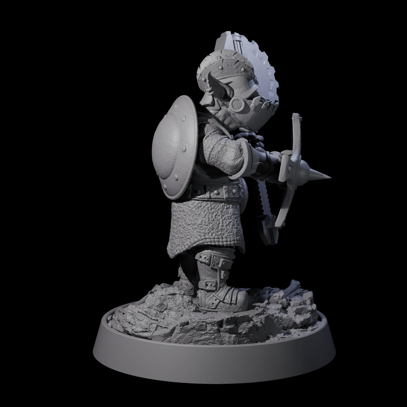 Sparking Goblin Grenadier G Miniature for Dungeons and Dragons, Pathfinder or other TTRPGs