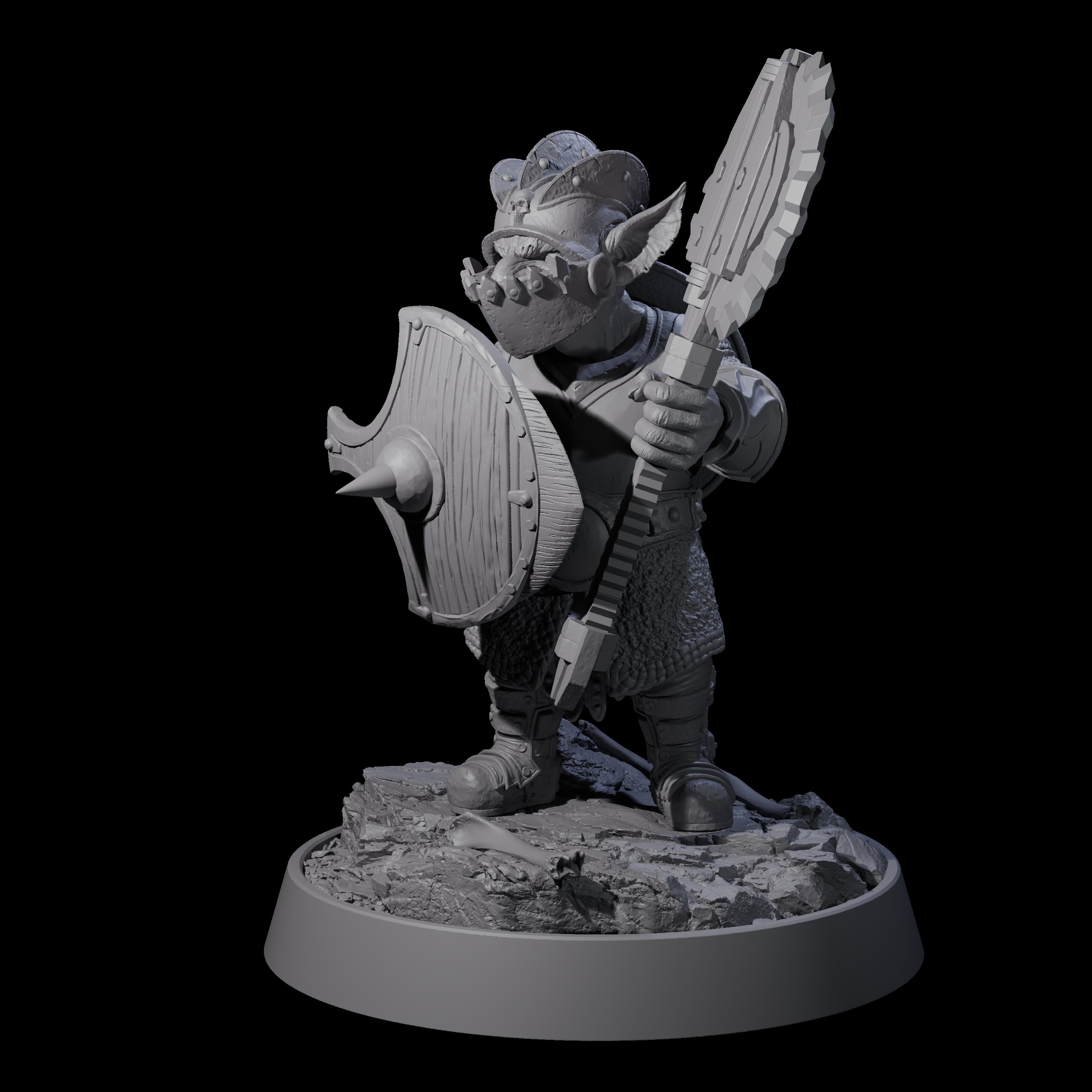 Sparking Goblin Grenadier G Miniature for Dungeons and Dragons, Pathfinder or other TTRPGs