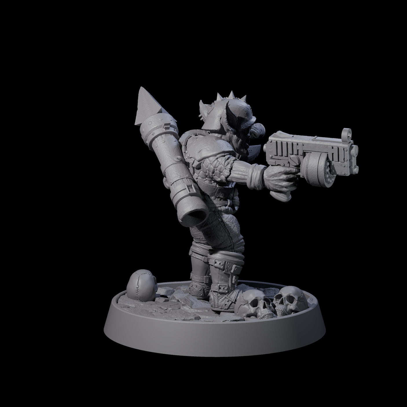 Sparking Goblin Grenadier H Miniature for Dungeons and Dragons, Pathfinder or other TTRPGs