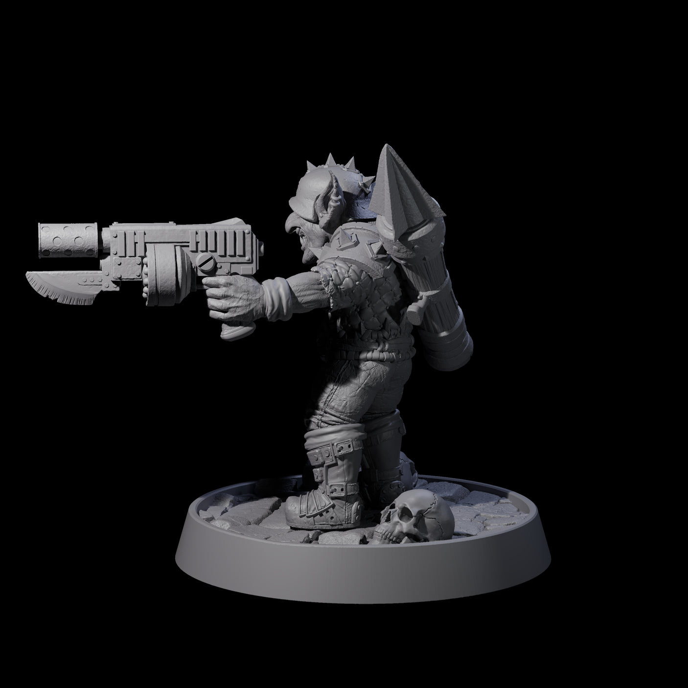 Sparking Goblin Grenadier H Miniature for Dungeons and Dragons, Pathfinder or other TTRPGs