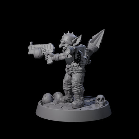 Sparking Goblin Grenadier H Miniature for Dungeons and Dragons, Pathfinder or other TTRPGs