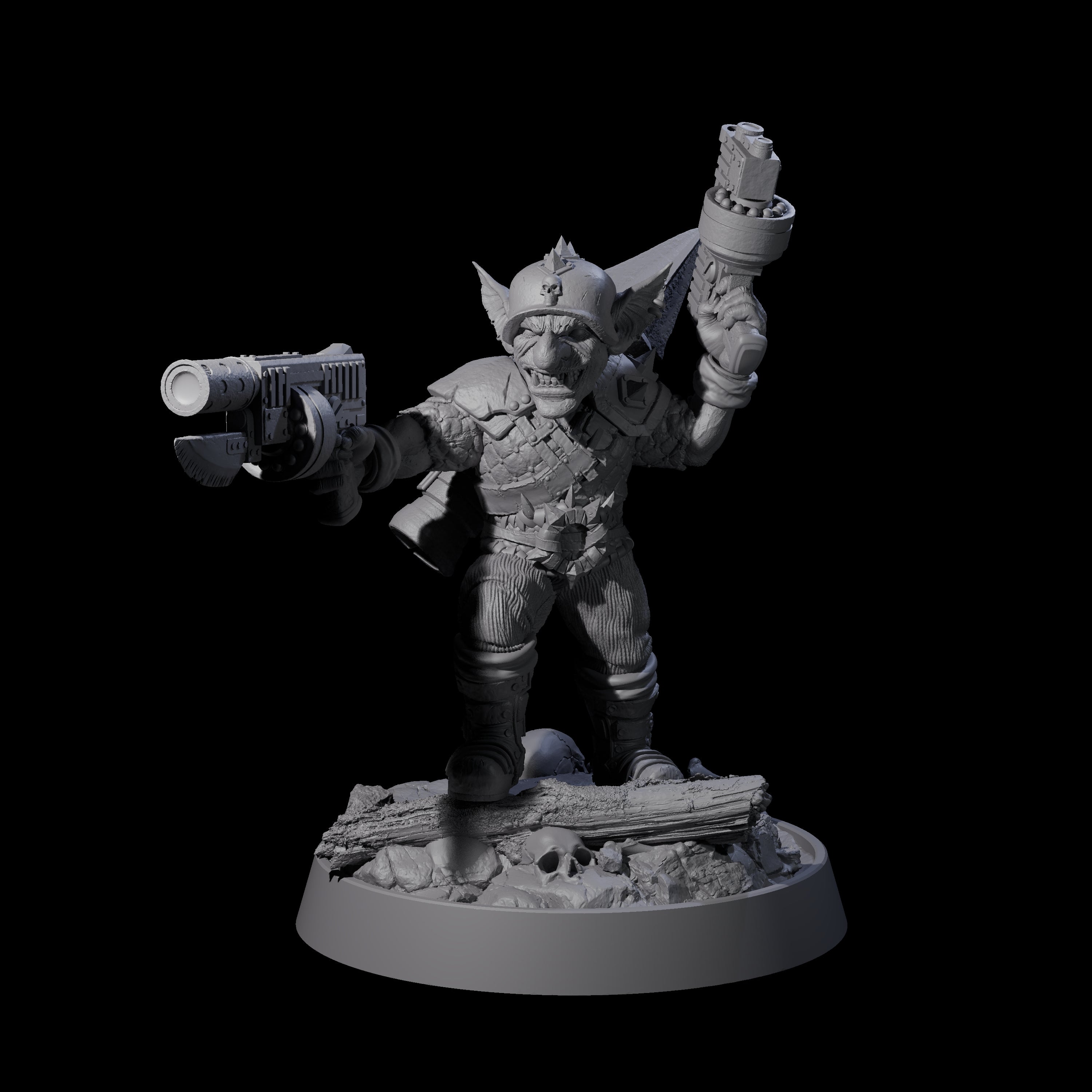 Sparking Goblin Grenadier I Miniature for Dungeons and Dragons, Pathfinder or other TTRPGs