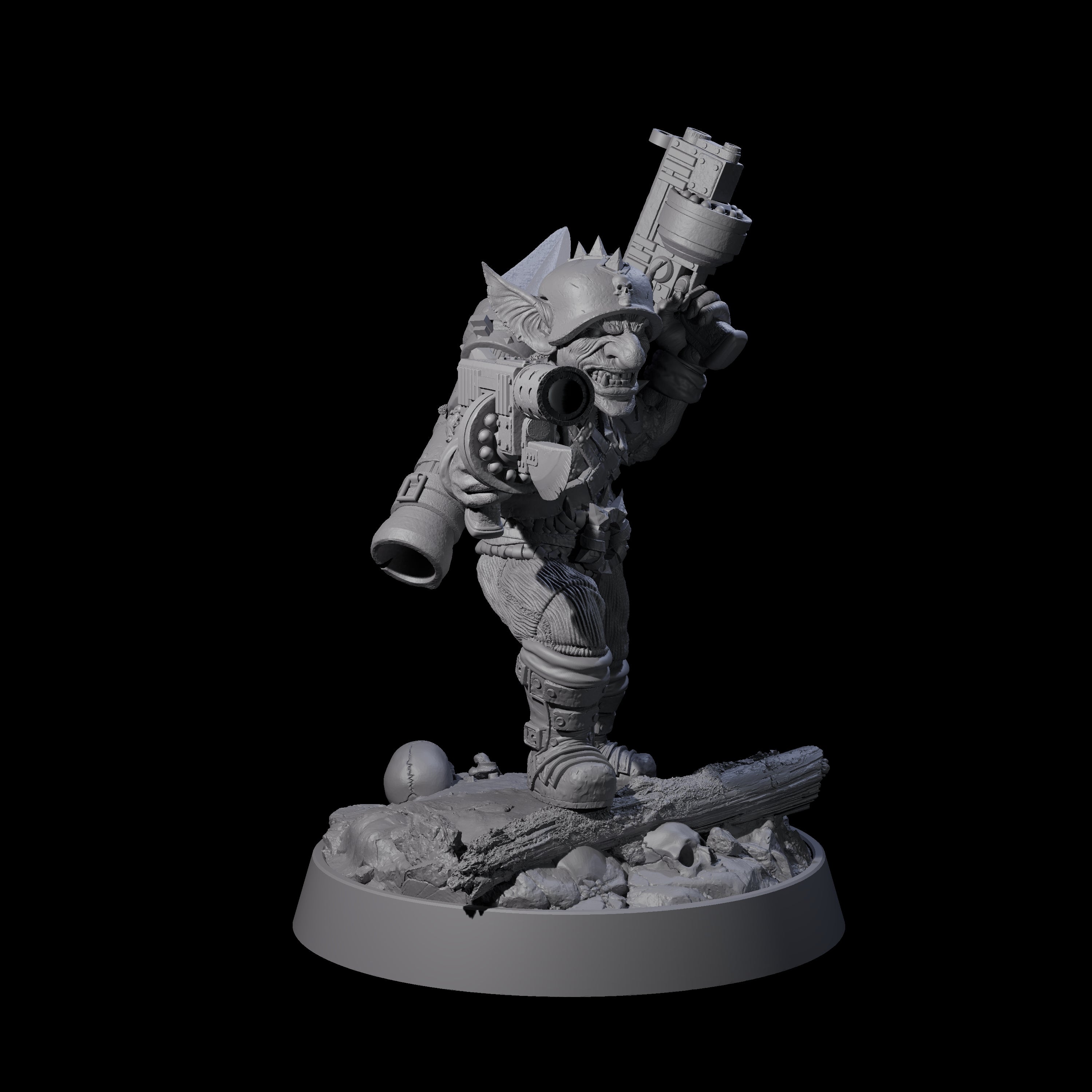 Sparking Goblin Grenadier I Miniature for Dungeons and Dragons, Pathfinder or other TTRPGs