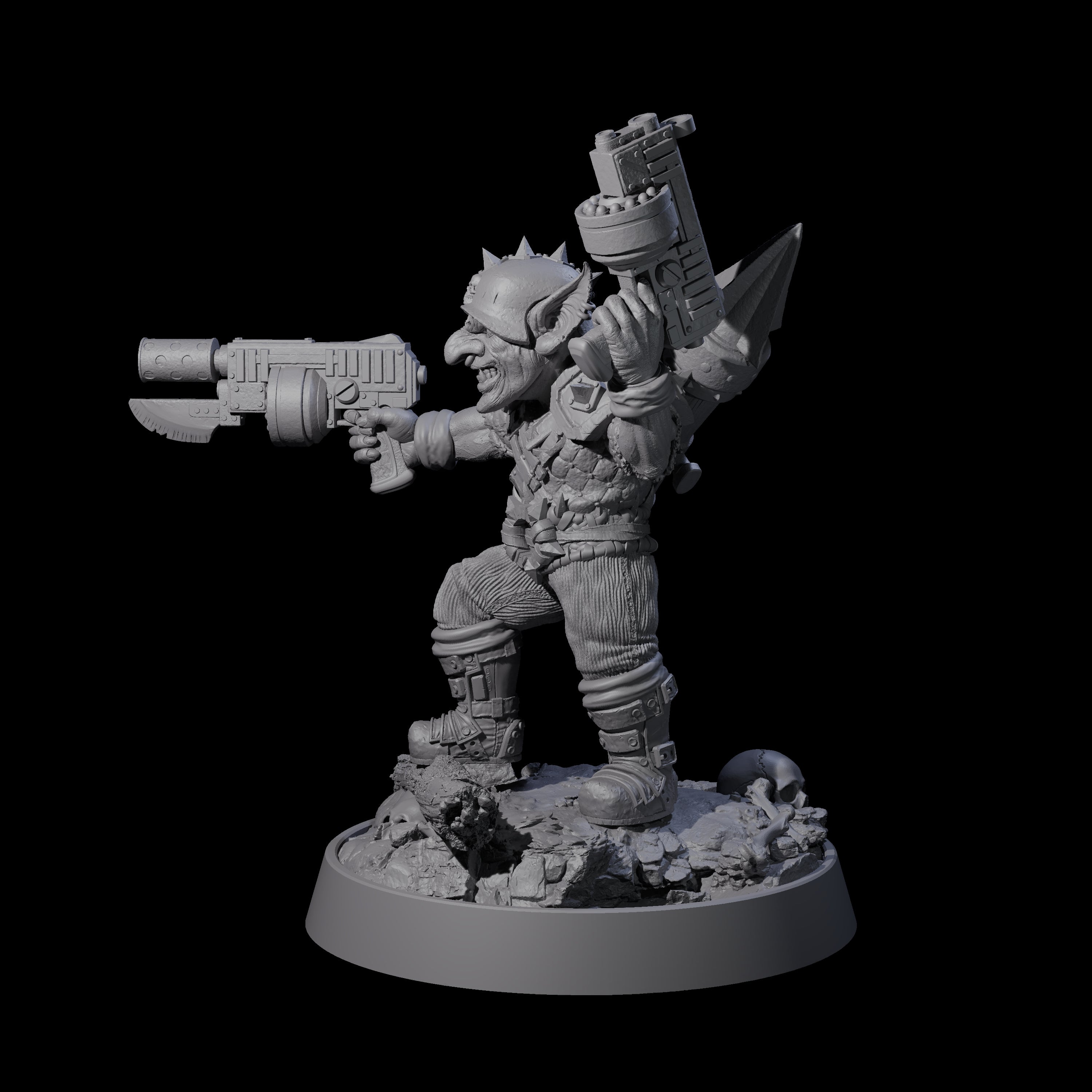 Sparking Goblin Grenadier I Miniature for Dungeons and Dragons, Pathfinder or other TTRPGs