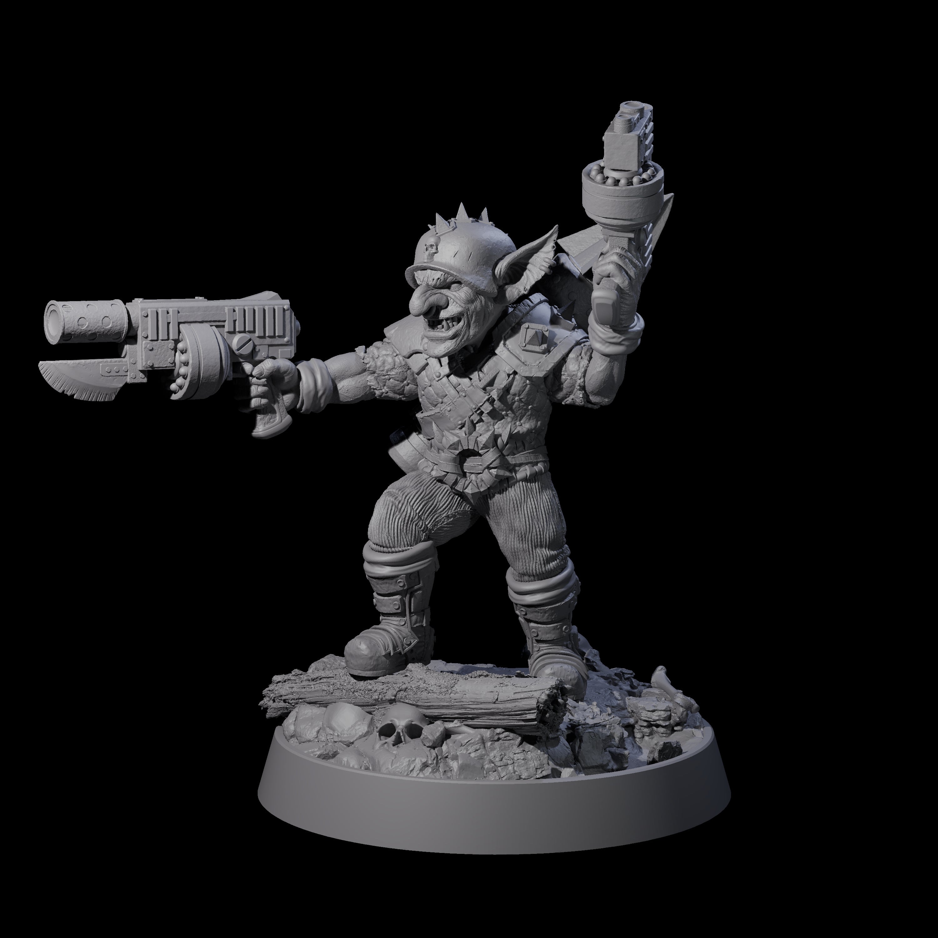 Sparking Goblin Grenadier I Miniature for Dungeons and Dragons, Pathfinder or other TTRPGs